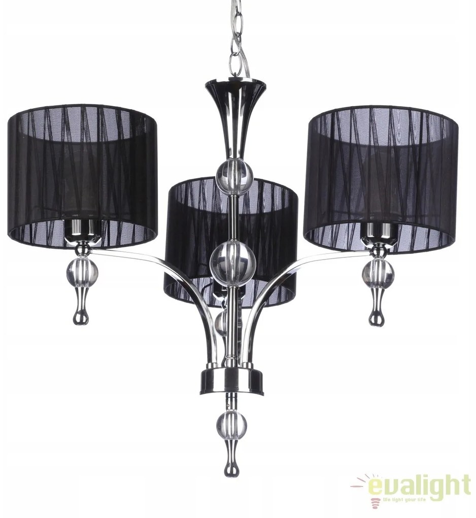 Candelabru design elegant Impress 3 Black