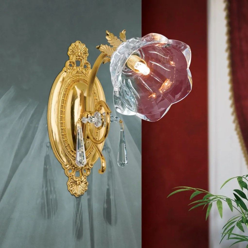 Aplica de perete design clasic LA BOHEME, auriu