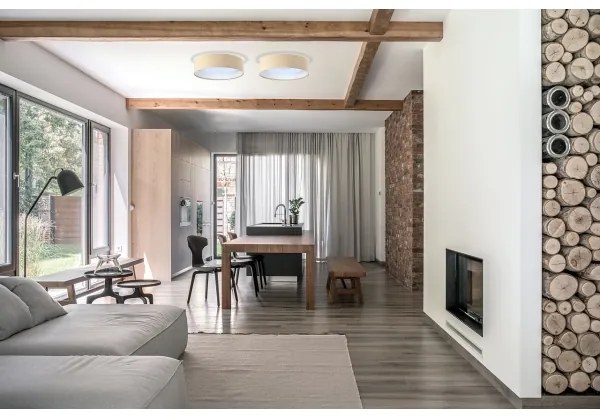 Plafonieră LED SMART GALAXY LED/24W/230V Wi-Fi Tuya bej/alb + telecomandă