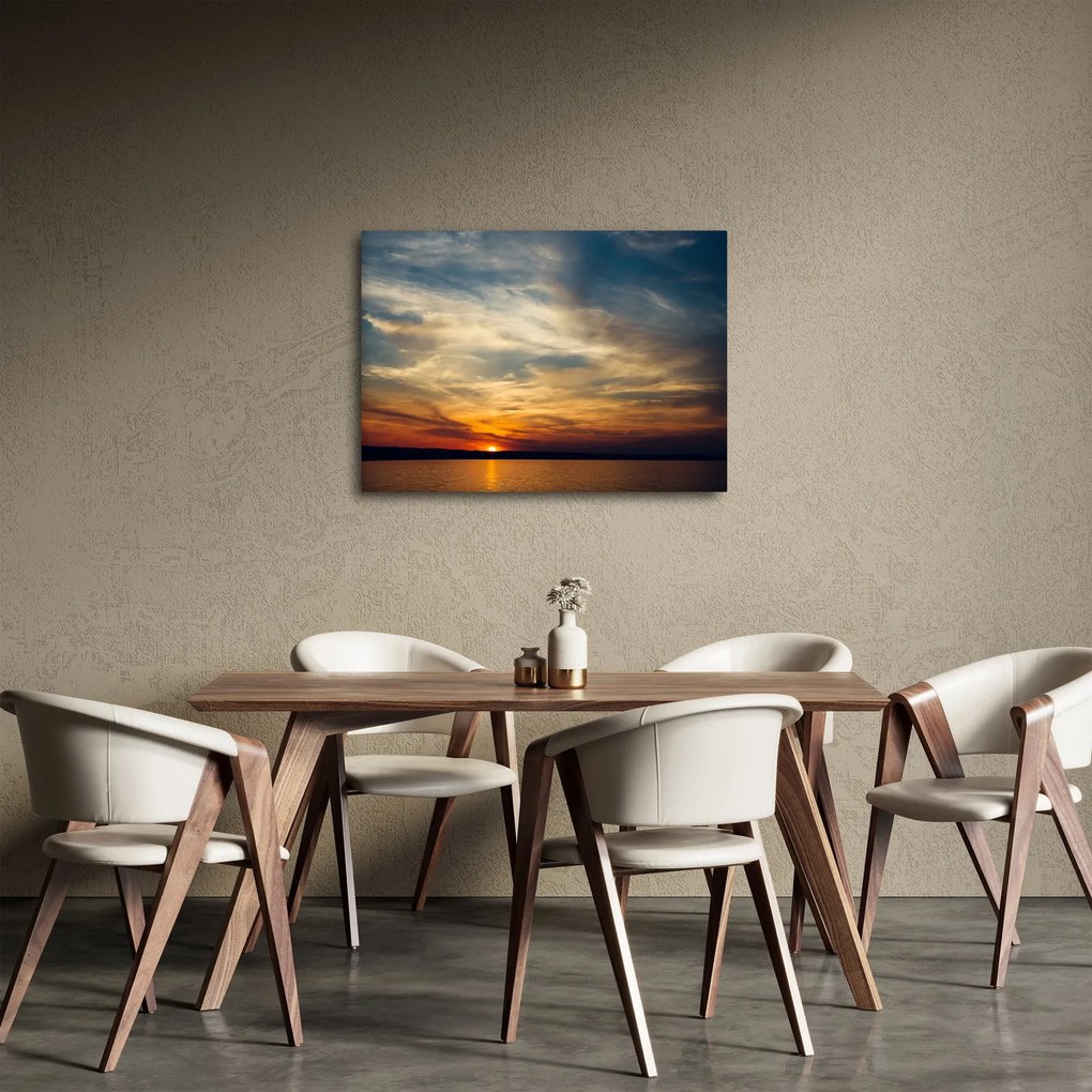 Tablou cu apus de soare (70x50 cm)