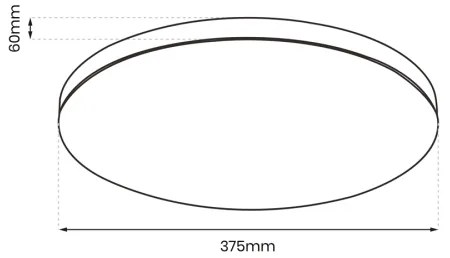 Plafonieră LED pentru baie SLIMI LED/24W/230V IP40 neagră