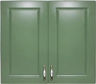 Corp superior 80 cu 2 usi Zebra MDF verde