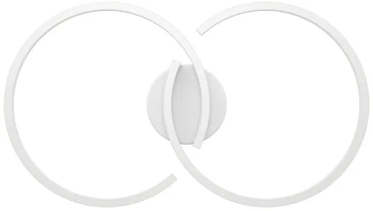 Plafonieră LED RGBW dimabilă Eglo 900954 AMANDOLO 19,5W/230V alb + telecomandă