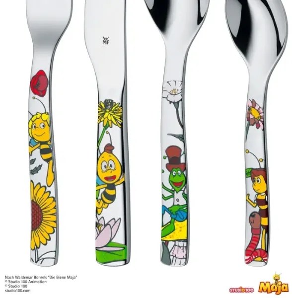 WMF - Set de tacâmuri pentru copii Albinuța Maia, 4 piese