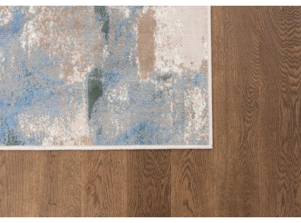 Covor tip traversă albastru deschis 80x250 cm Sensi Zashi – FD