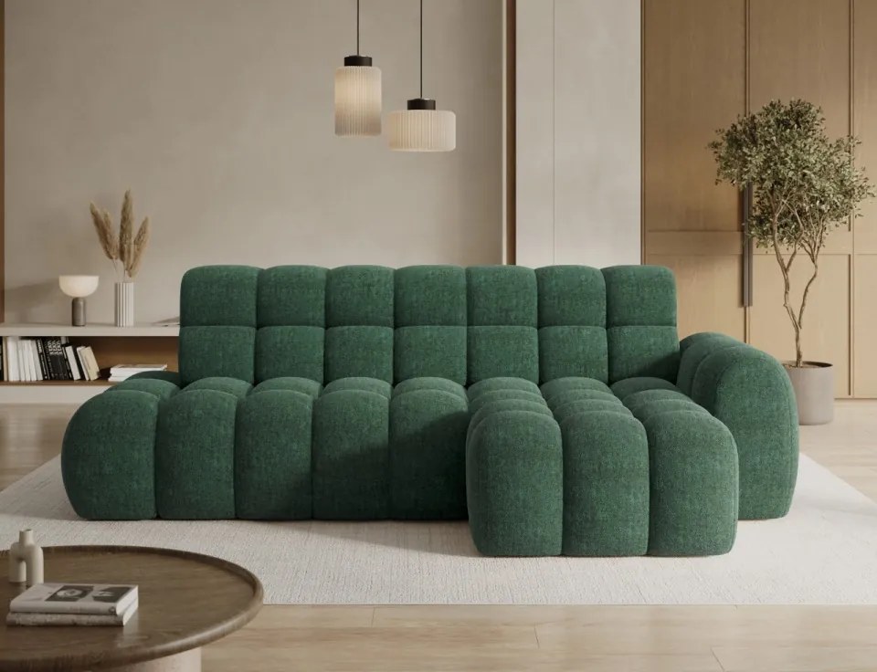 Coltar tapitat, 283x98x165 cm, Ceedro RT, Eltap (Culoare: Verde / Amore 35)