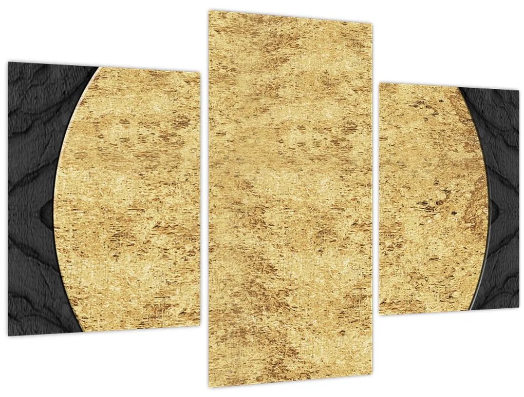 Tablou - Structura de aur N⁰2 (90x60 cm)