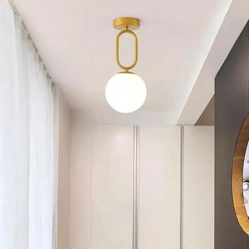 Lustră cu Sticlă – Cod 351-1 GD (E27×1)