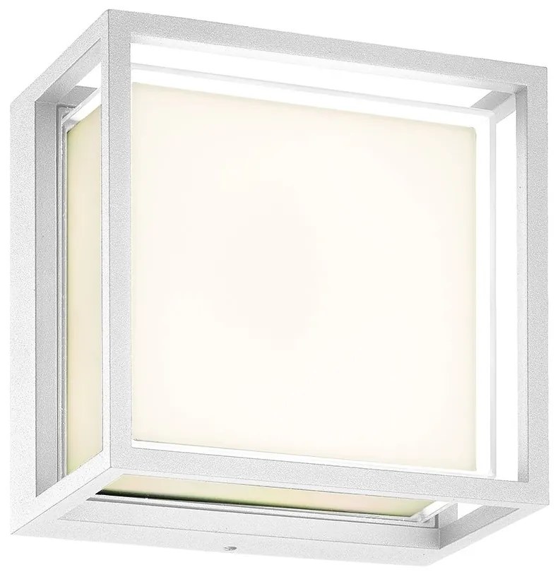 Plafoniera LED iluminat exterior modern IP65 CHAMONIX alba