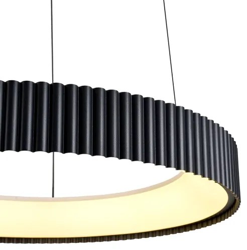 Brilagi - Lustra suspendată pe cablu LED dimabilă FALCON MODERN LED/30W/230V 40 cm negru + telecomandă