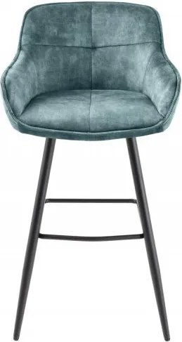Set 2 scaune de bar Euphoria albastru petrol