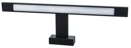 Aplica LED de perete pentru baie SHINE, 7W, 230V, 40 cm, IP44, negru