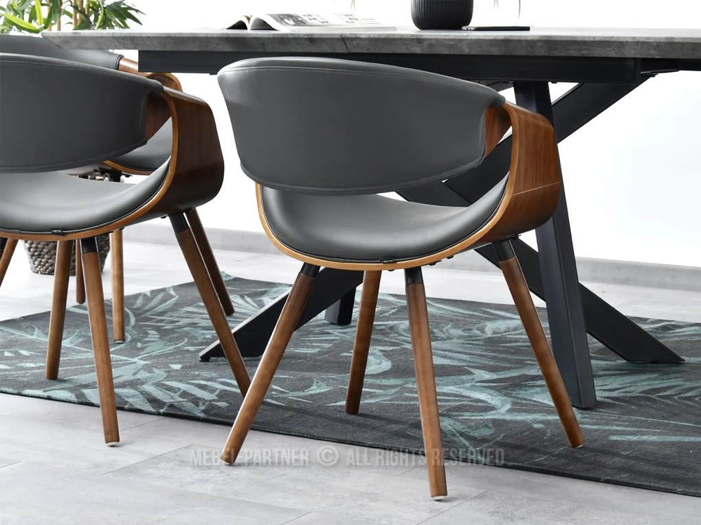 Scaun Bjorn K (gri + nuc). 1110938
