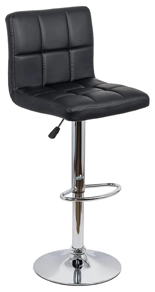 Scaune de bar modern rotativ ABS 191 negru