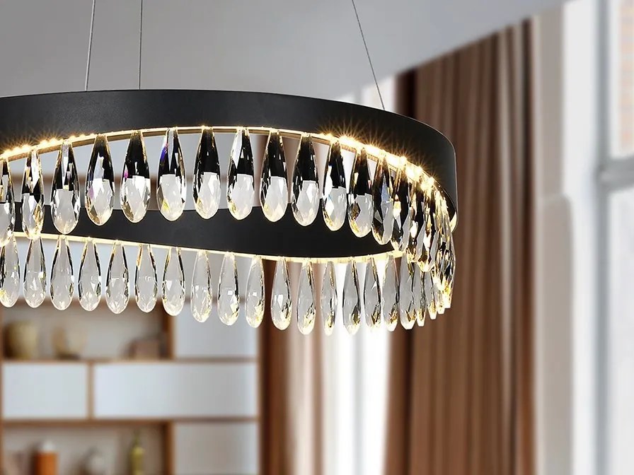 Lustra LED suspendata design elegant Selene 60cm