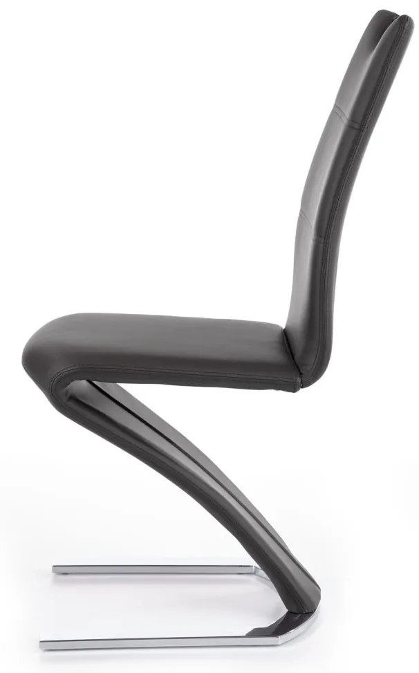Scaun K188 piele ecologica negru