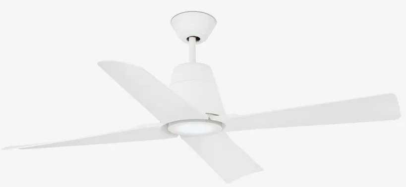Lustra cu Ventilator si telecomanda pentru exterior TYPHOON M LED alb