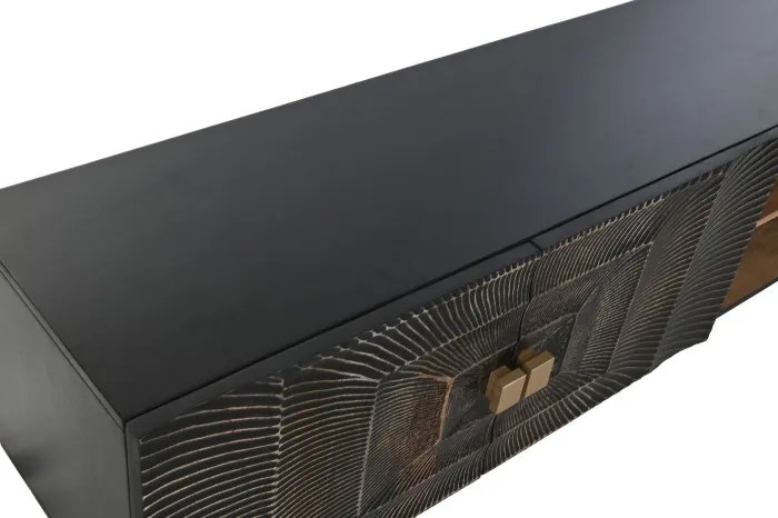 Comoda TV din lemn de mango si metal " Mandala "