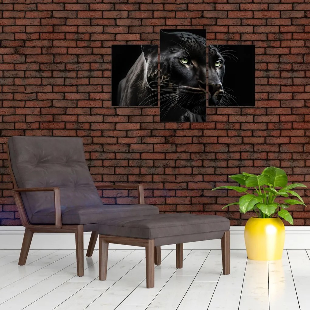 Tablou - Pantera Neagră (90x60 cm)