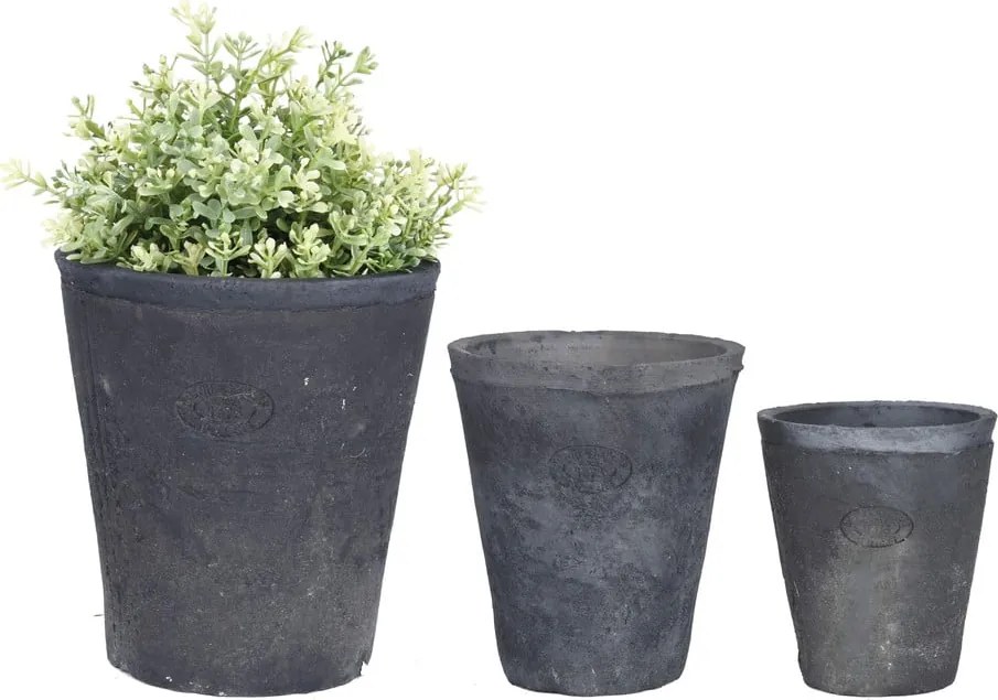 Ghivece 3 buc. din teracotă ø 10 cm – Esschert Design