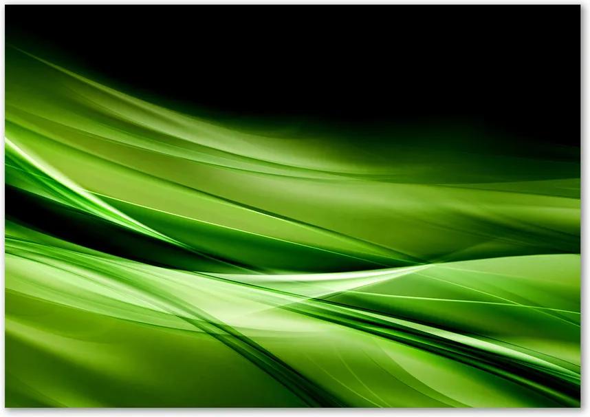 Imagine de sticlă Fundal valuri verzi
