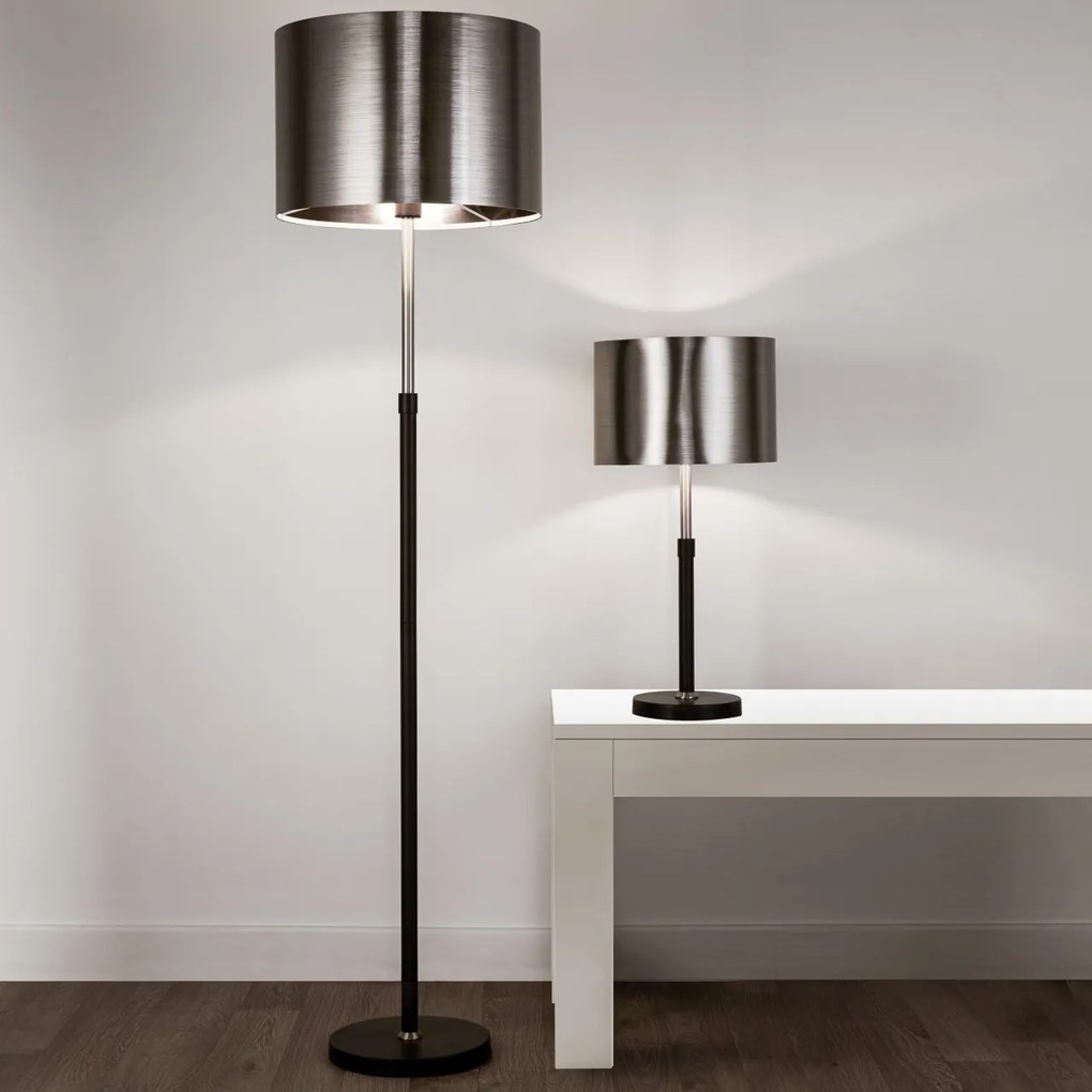 Veioza, Lampa de masa Black And Chrome EU3877BK SRT
