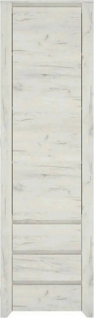 Dulap ANGEL tip 10, alb, PAL melaminat, cu o usa si 3 sertare, 56x40x1