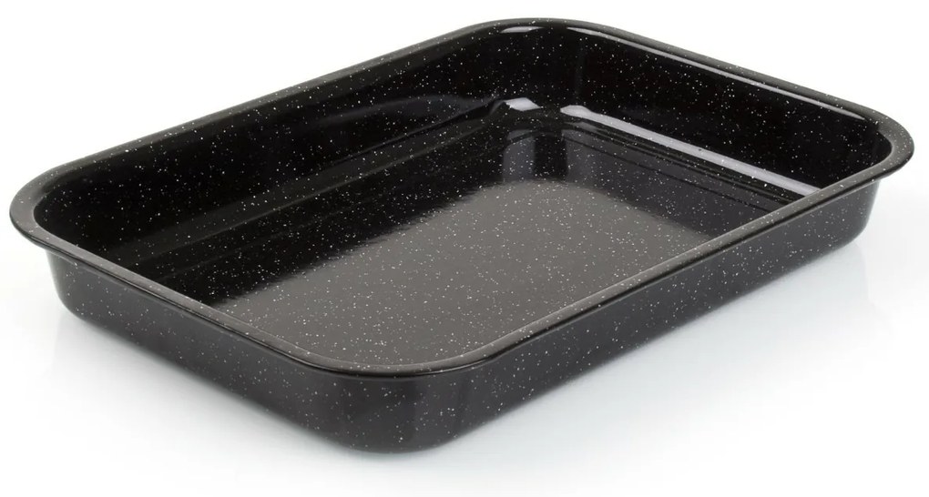 Banquet Tigaie emailată CULINARIA Black 42 x 29 x6 cm, L
