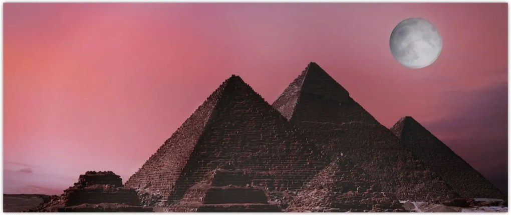 Tablou - Piramidă, Giza, Egipt (120x50 cm)