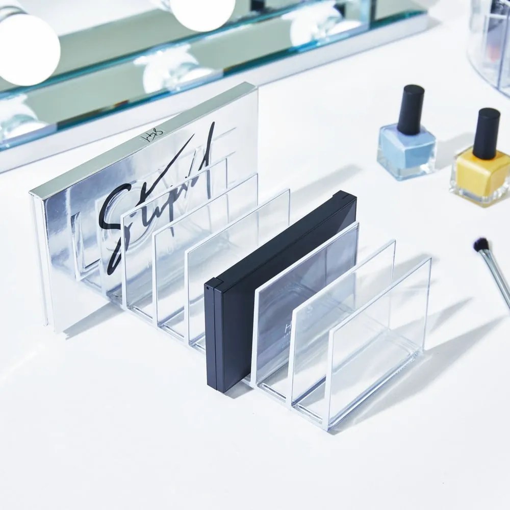 Organizator de baie pentru cosmetice din plastic reciclat Palette Station – iDesign