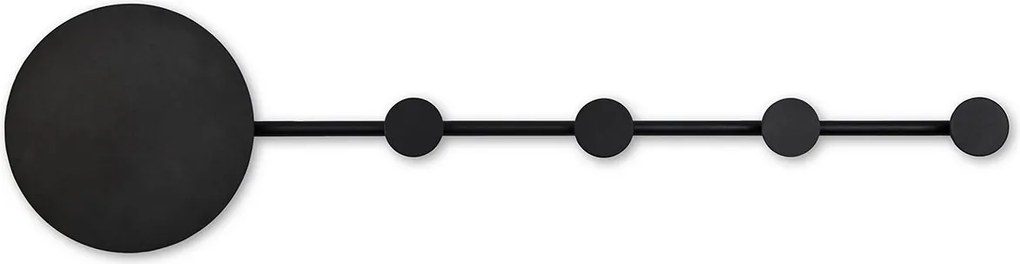 Aplica LED ambientala cu cuier HAN neagra 01001