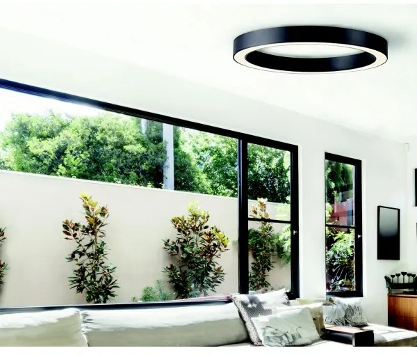 Azzardo AZ5038 - Plafonieră LED dimabilă MARCO LED/80W/230V negru + + telecomandă