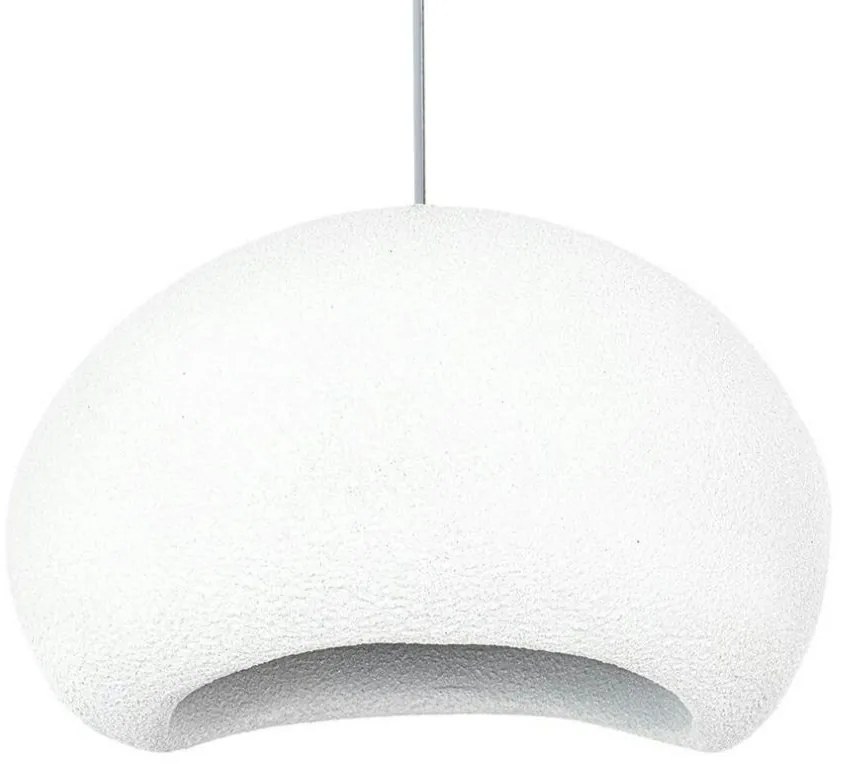 Lustra suspendata design decorativ Cloud alb 40cm