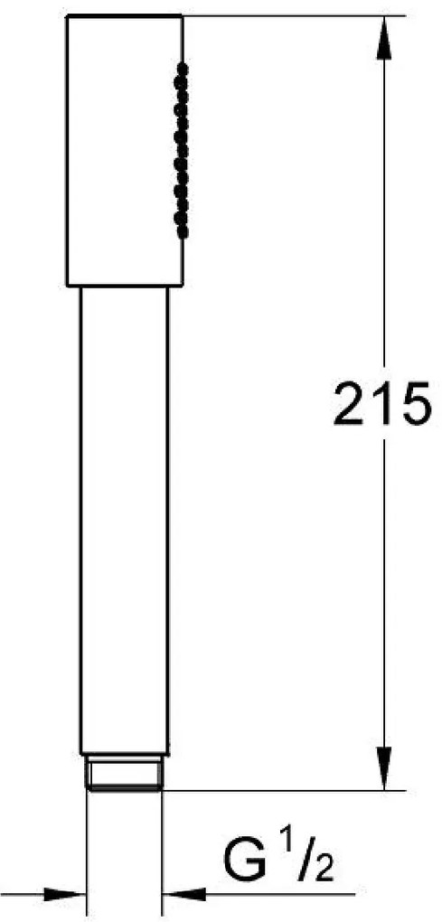 Para dus Grohe Rainshower Aqua cu 1 jet, cupru (warm sunset)