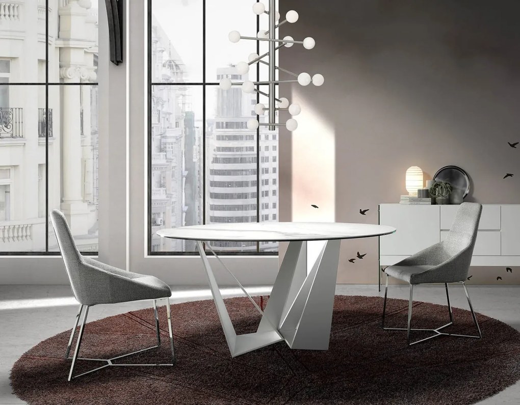 Scaun tapitat design italian Ike AC-F3209