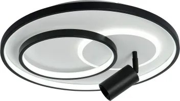 Brilagi - Plafonier LED dimabil UNITY LED/60W/230V + 1xGU10/3W alb/negru +cu telecomandă