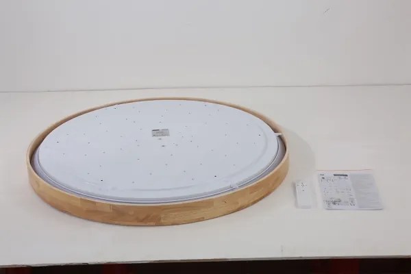 Brilagi - Corp de iluminat LED dimerizabil WOODROUND LED/70W/230V 3000-6000K Ø 80 cm + telecomandă