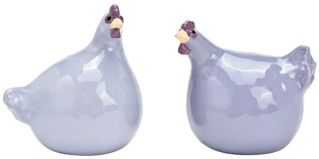 Gaina din ceramica LILAC CHICKEN mov - mai multe marimi Marime: M