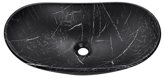 COMAD UN-LENA-MB2 - Lavoar pe blat LENA 61,5x36 cm ceramică/negru mat