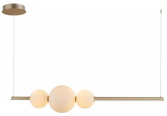 Abajur de rezervă din sticlă pentru lustră Azzardo SANDRA alb mic d. 15 cm