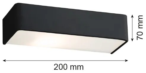 Argon 3079 - Corp de iluminat perete RODAN 1xE27/15W/230V