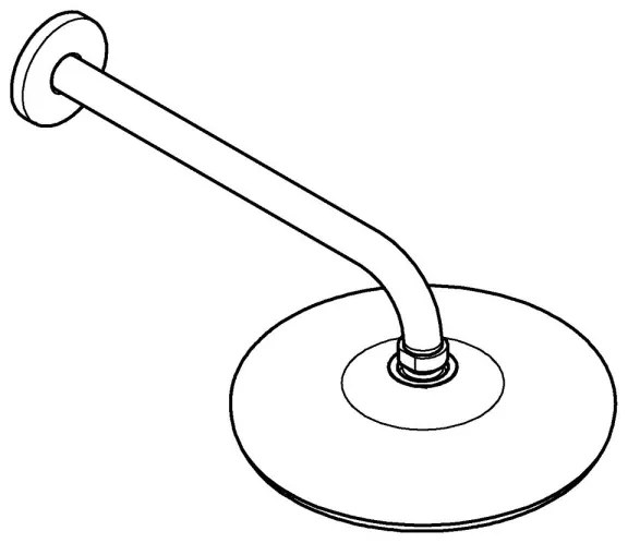 GROHE 26412000 - Cap de duș TEMPESTA 210, 286 mm, crom lucios