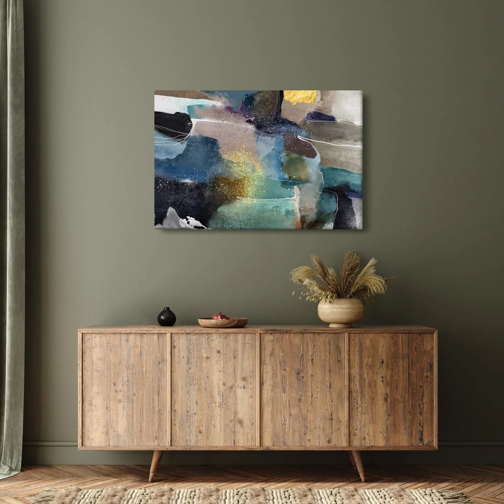 Tablou - Abstract acuarelă (90x60 cm)