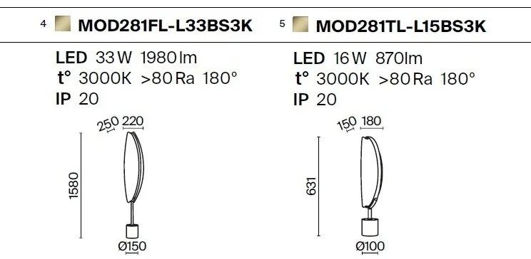 Veioza LED design decorativ Breeze
