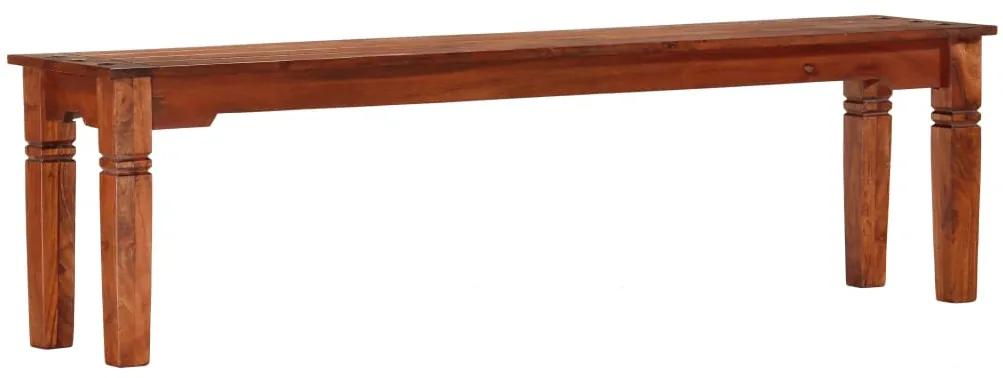 286260 vidaXL Bancă, 160 cm, lemn masiv de acacia