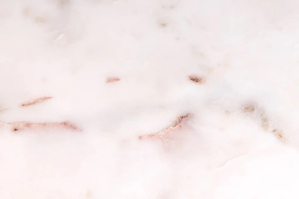 Comoda lemn de mango, marmura alba TRES CHIC 70cm