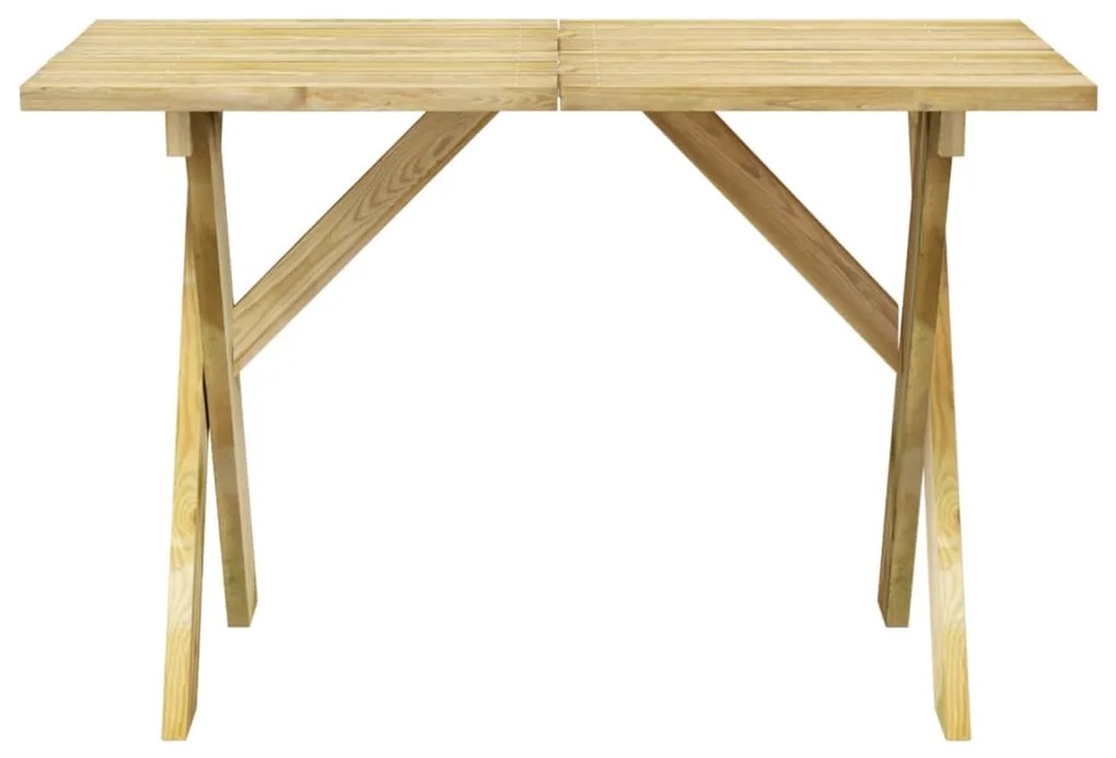 Set mobilier de gradina, 3 piese, lemn de pin tratat