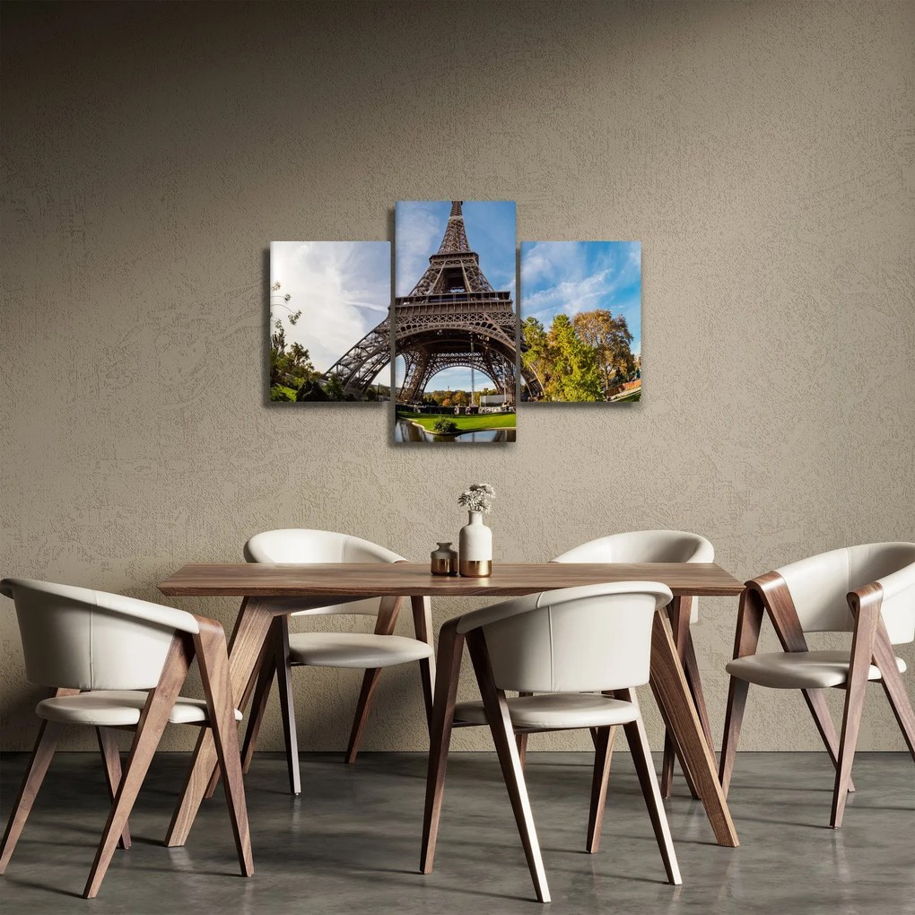 Tablou - Turnul Eiffel colorat (90x60 cm)