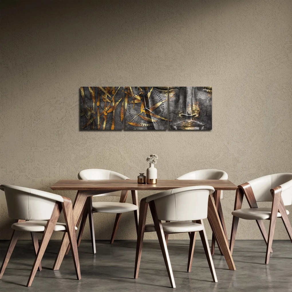 Tablou - Unirea îmțelepciunilor (cu ceas) (90x30 cm)