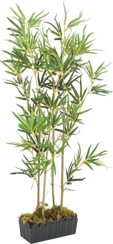 vidaXL Arbore din bambus artificial 552 de frunze 120 cm verde